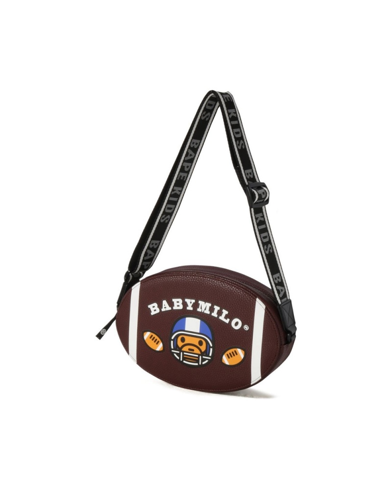 Autres Accessoires Bape Baby Milo Football Shoulder Marron Enfant | BWR-09181528